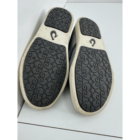 OLUKAI Pehuea Lau Slip On Loafer Flat Sneaker Gray Size 7 20271 Boating Kayak - Picture 8 of 8